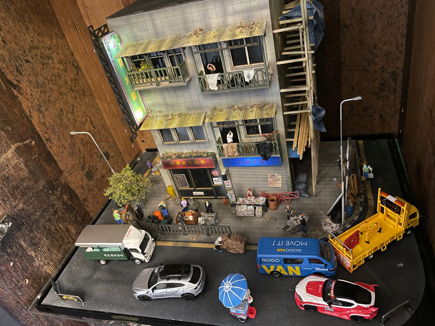 1/64 HONG KONG Street LIGHTING SENSOR DIORAMA