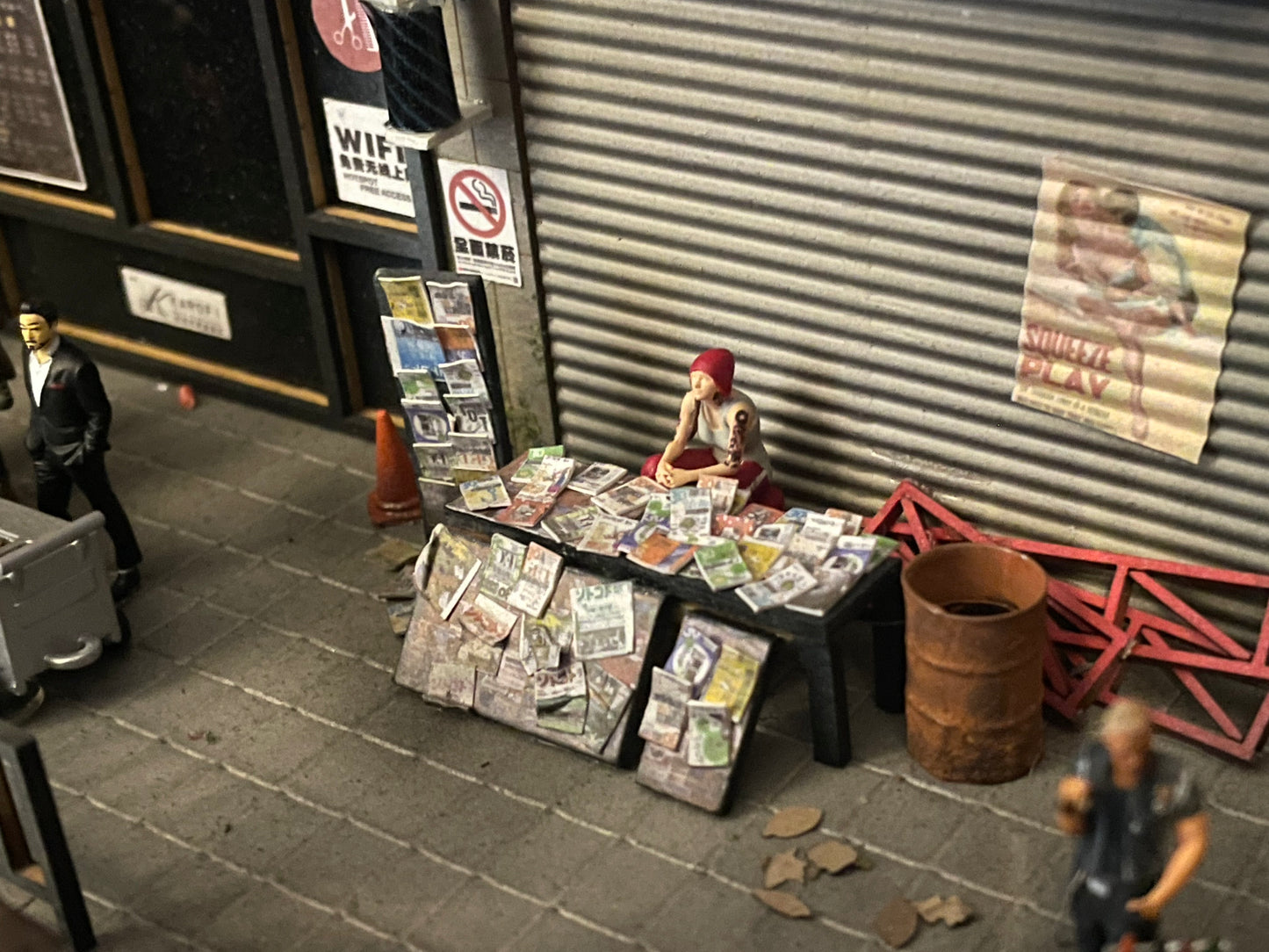 1/64 HONG KONG Street LIGHTING SENSOR DIORAMA