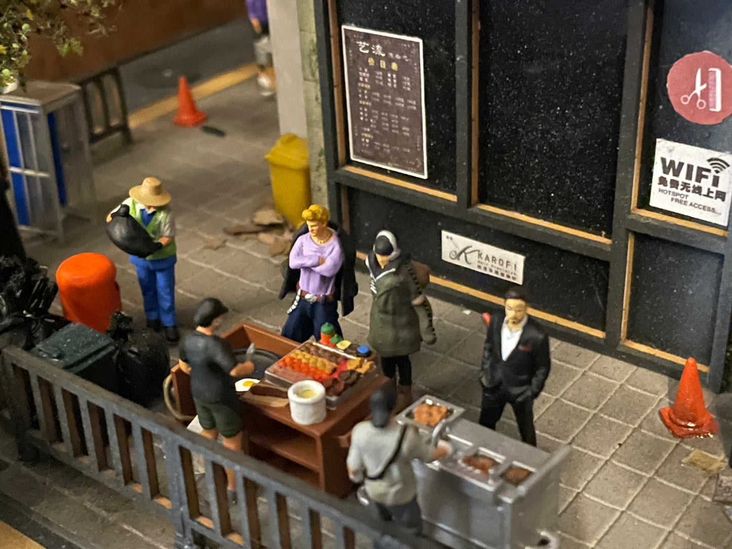 1/64 HONG KONG Street LIGHTING SENSOR DIORAMA