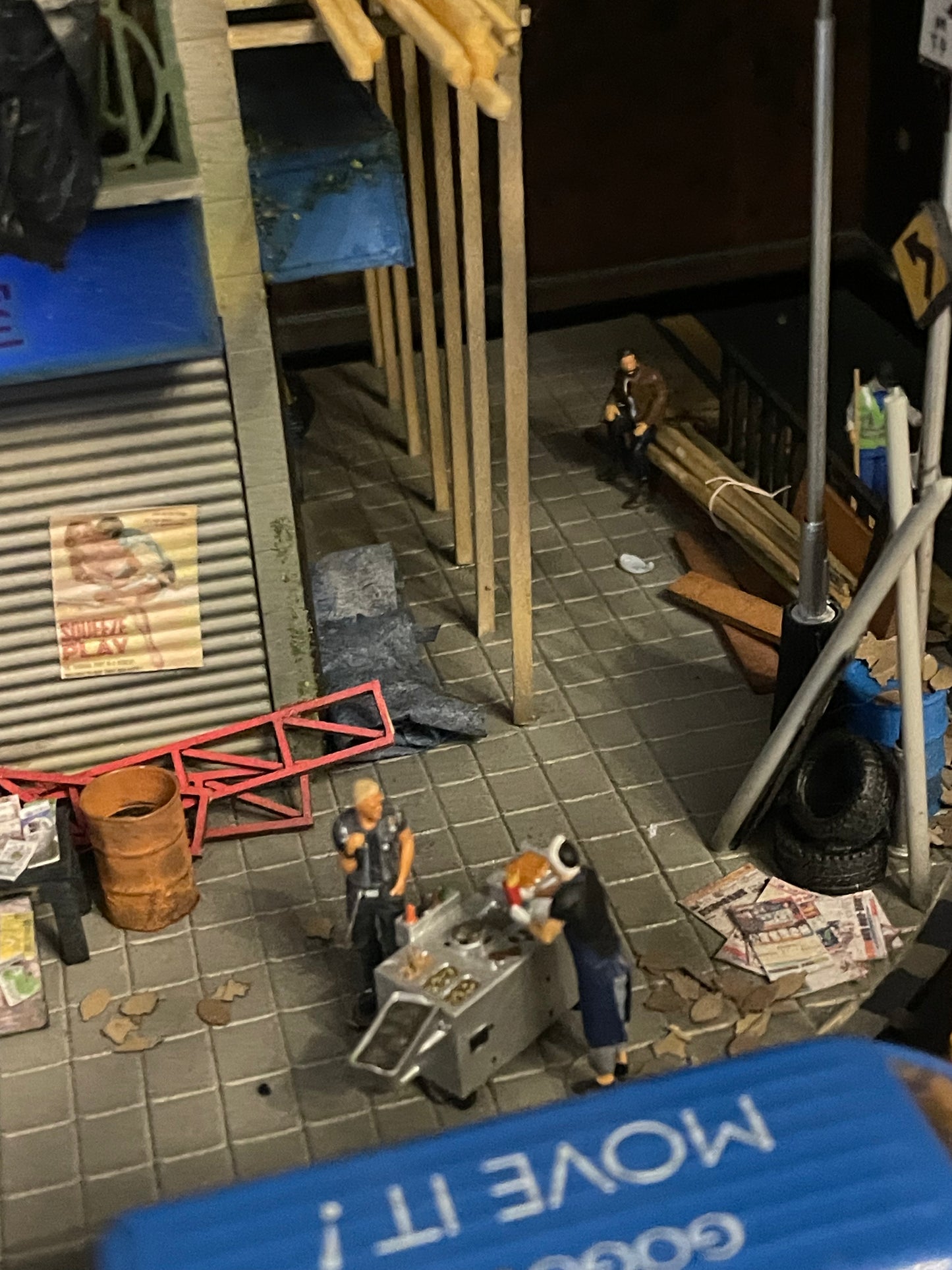 1/64 HONG KONG Street LIGHTING SENSOR DIORAMA