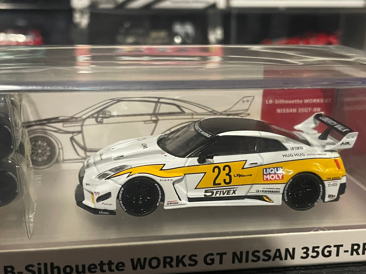 CM MODEL 1/64 - Nissan LBWK GT35RR Super silhouette No.23/CM64-35RR-12