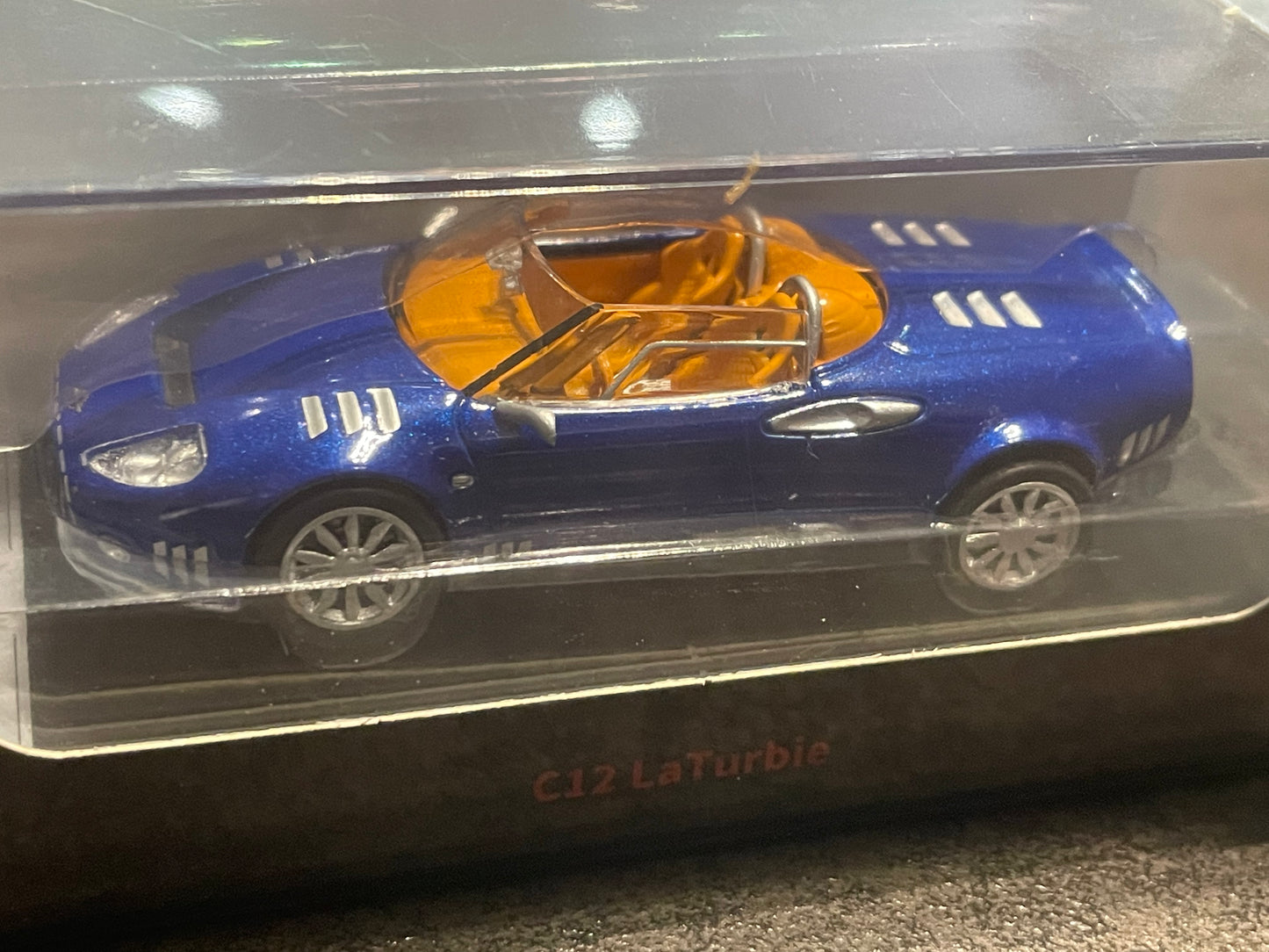 DCT - 1/64 Spyker C12 LaTurbie diecast model - BLUE