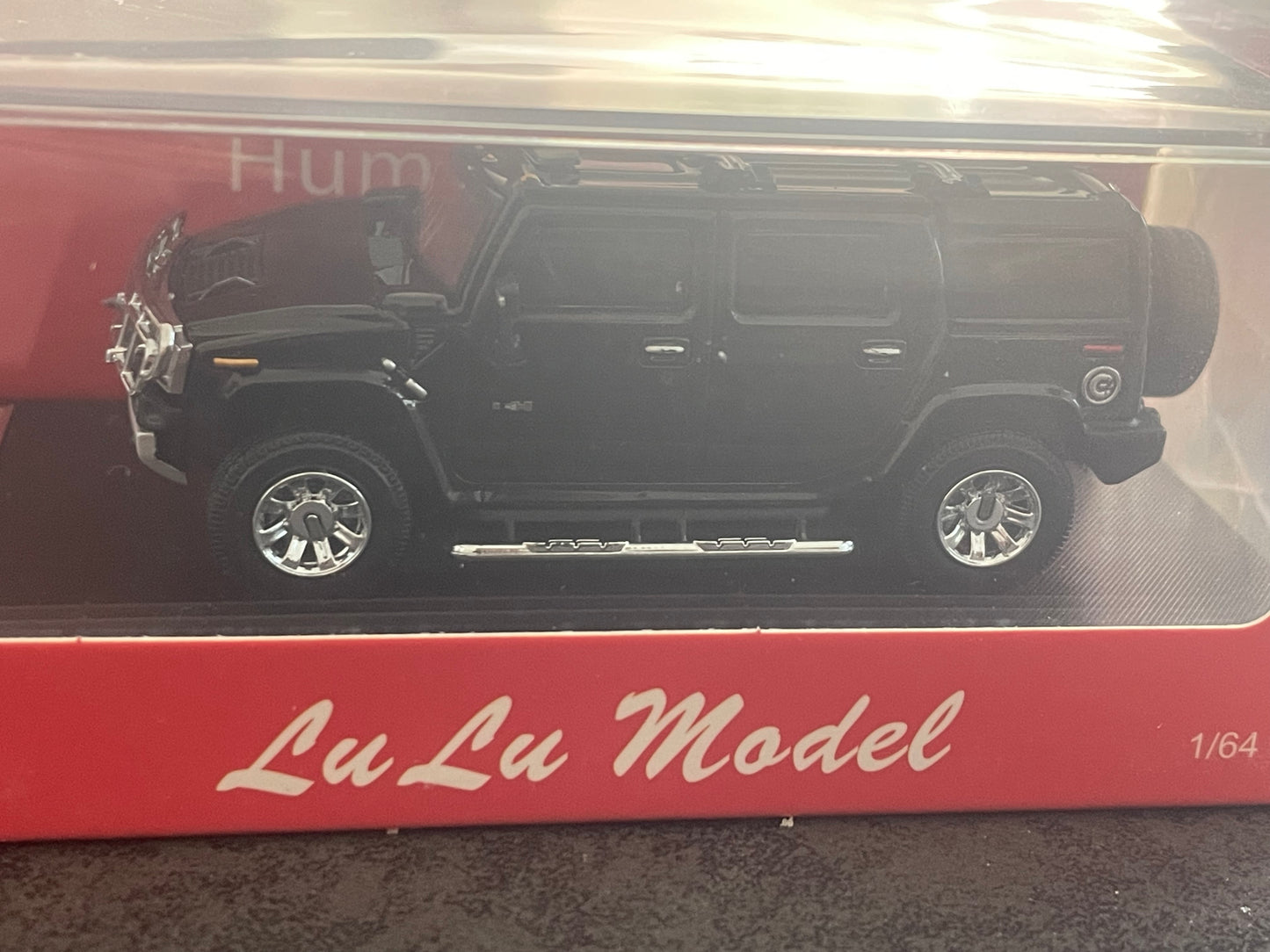 LuLu Model - 1/64 Hummer H2 SUV diecast model - Black