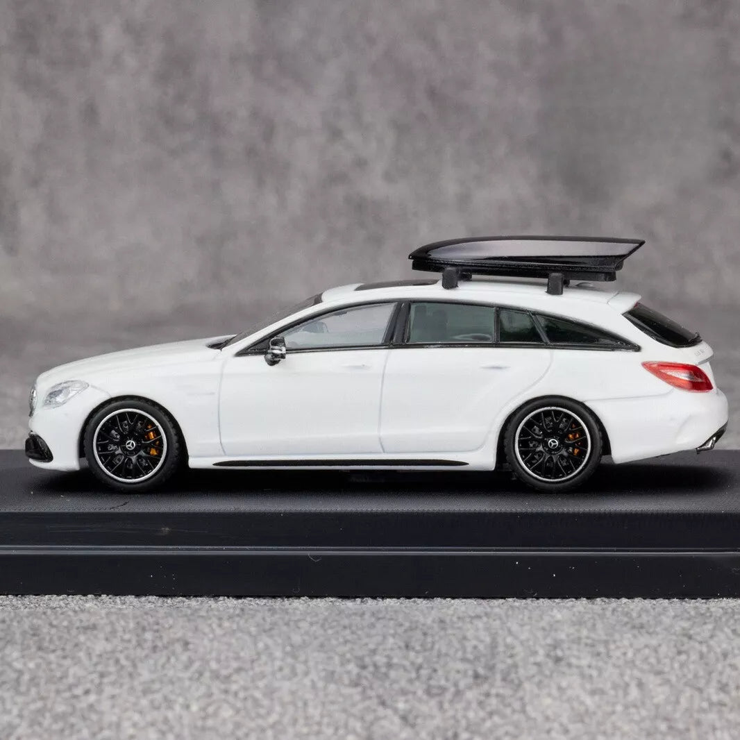 Boss machine BM - 1/64 Mercedes - Benz CLS 63 AMG Shooting Brake WHITE Diecast Car - MODEL CARS UKMODEL CAR#INNO64##TARMAC##diecast_model#