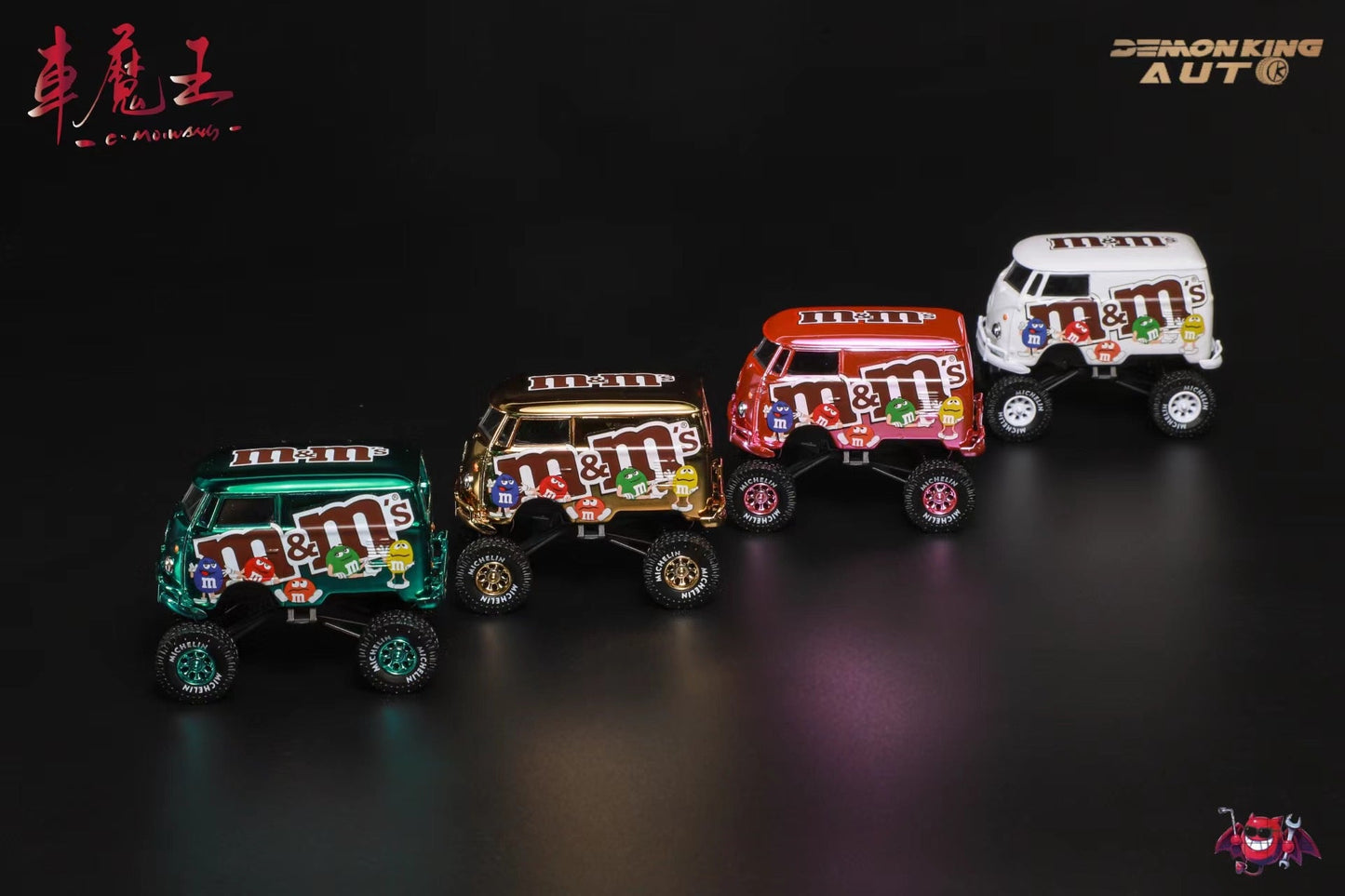 Demon King Auto 1/64 Diecast VW T1 . MM livery - Ivory white big wheel - MODEL CARS UKMODEL CAR#INNO64##TARMAC##diecast_model#