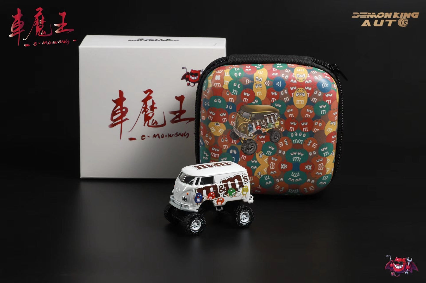 Demon King Auto 1/64 Diecast VW T1 . MM livery - Ivory white big wheel - MODEL CARS UKMODEL CAR#INNO64##TARMAC##diecast_model#