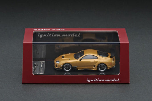 IGNITION MODEL 1/64 IG1866 Toyota Supra (JZA80) RZ Gold - MODEL CAR UKMODEL CAR#INNO64##TARMAC##diecast_model#