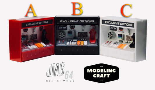 JMG X MODELING CRAFT - 1:64 Exclusive Options (A-RED) - MODEL CAR UKDecoration#INNO64##TARMAC##diecast_model#