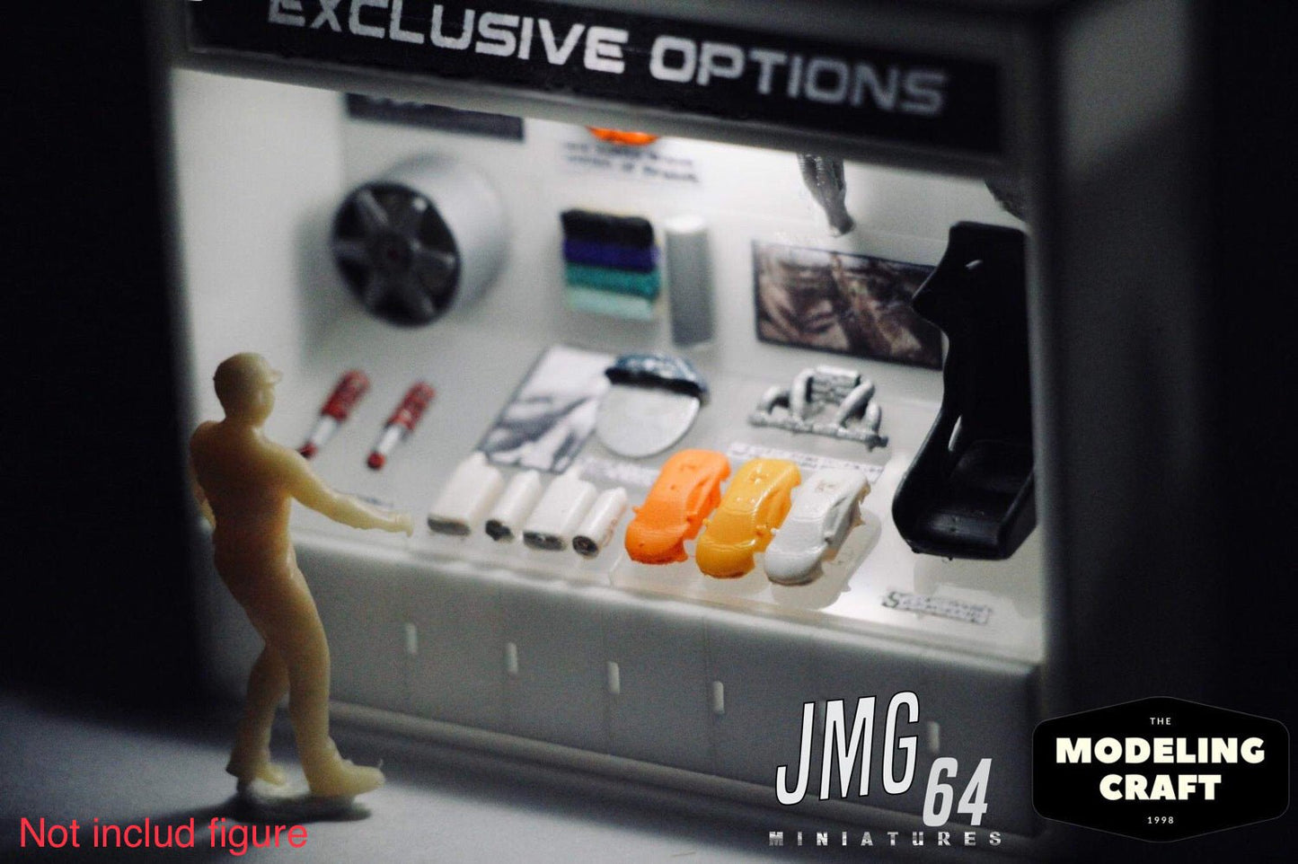 JMG X MODELING CRAFT - 1:64 Exclusive Options (C-WHITE) - MODEL CAR UKDecoration#INNO64##TARMAC##diecast_model#