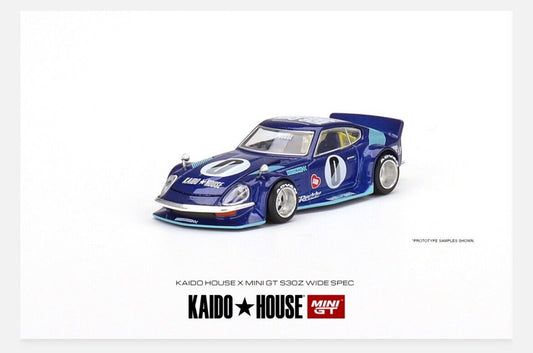 Kaido House X MINI GT - Datsun KAIDO Fairlady Z Blue 024 - MODEL CAR UKMODEL CAR#INNO64##TARMAC##diecast_model#