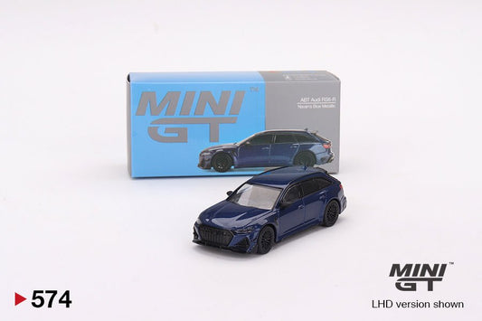 Mini GT - 1/64 ABT Audi RS6-R Navarra Blue Metallic #574 - MODEL CAR UKMODEL CAR#INNO64##TARMAC##diecast_model#