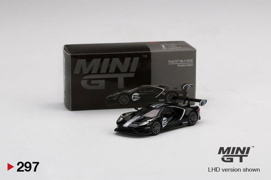 Mini GT - 1/64 Ford GT MK II #006 Shadow Black #297 - MODEL CAR UKMODEL CAR#INNO64##TARMAC##diecast_model#