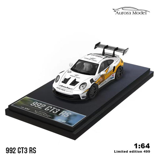 [ PREORDER ] AM Aurora - 1/64 Porsche 992 GT3 RS diecast model - Lightning livery Ordinary - MODEL CARS UKMODEL CAR#INNO64##TARMAC##diecast_model#