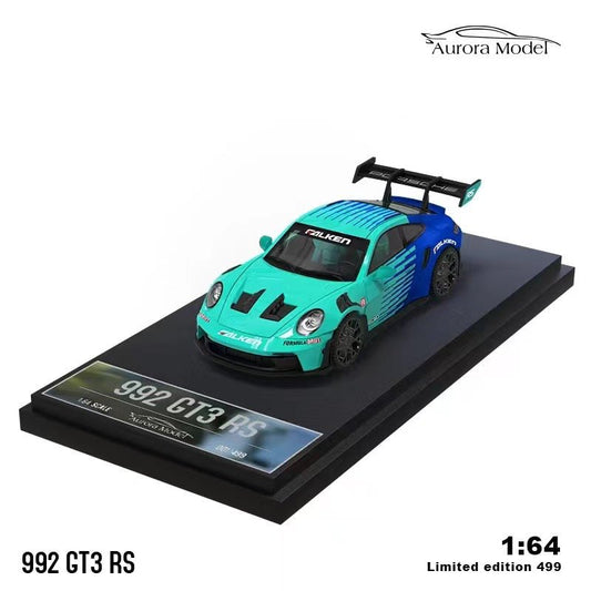 [ PREORDER ] Aurora Model AM - 1:64 Porsche 992 GT3 RS diecast model - Falken - MODEL CAR UKMODEL CAR#INNO64##TARMAC##diecast_model#
