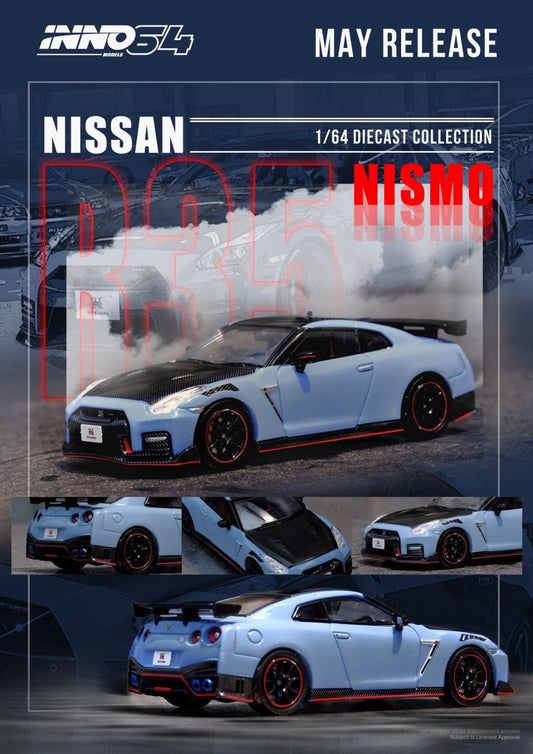 [PREORDER] INNO 64 - Nissan Skyline GT-R R35 NISMO SPECIAL EDITION 2022 Stealth Gray Diecast Scale Model Car - IN64-R35NSE-STGR - MODEL CARS UKMODEL CAR#INNO64##TARMAC##diecast_model#