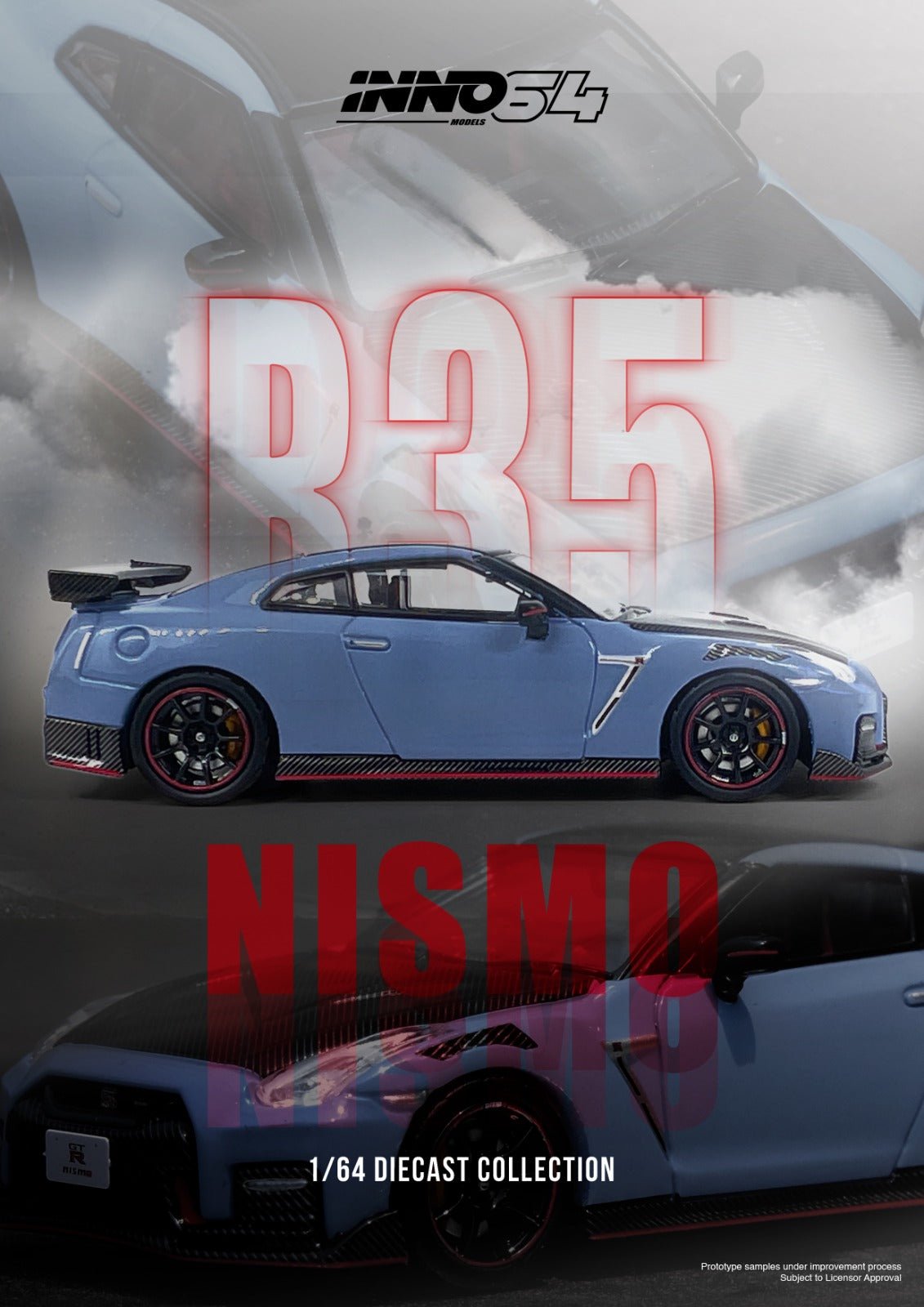 [PREORDER] INNO 64 - Nissan Skyline GT-R R35 NISMO SPECIAL EDITION 2022 Stealth Gray Diecast Scale Model Car - IN64-R35NSE-STGR - MODEL CARS UKMODEL CAR#INNO64##TARMAC##diecast_model#