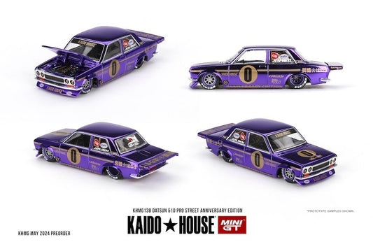 [PREORDER] Kaido House X MINI GT - Datsun 510 Pro Street Anniversary Edition - KHMG138 - MODEL CARS UKMODEL CAR#INNO64##TARMAC##diecast_model#