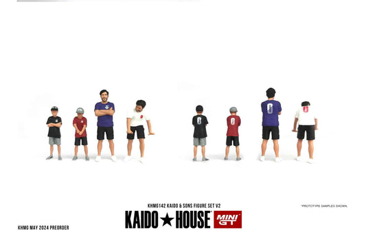 [PREORDER] Kaido House X MINI GT - Figurine: Kaido & Sons V2 - KHMG142 - MODEL CARS UKFIGURE#INNO64##TARMAC##diecast_model#