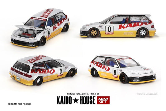 [PREORDER] Kaido House X MINI GT - HONDA CIVIC (EF) KANJO V1 - KHMG139 - MODEL CARS UKMODEL CAR#INNO64##TARMAC##diecast_model#