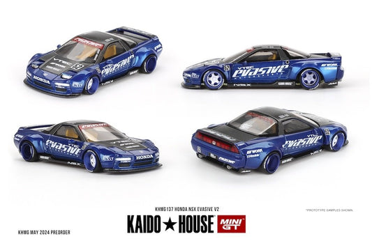 [PREORDER] Kaido House X MINI GT - Honda NSX Evasive V2 - KHMG137 - MODEL CARS UKMODEL CAR#INNO64##TARMAC##diecast_model#
