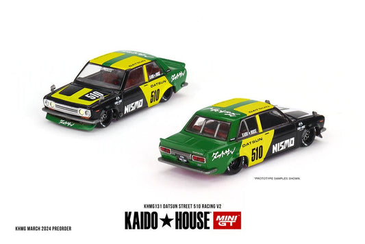 [PREORDER] Kaido House X MINI GT - No.131 Datsun Street 510 Racing V2 - MODEL CAR UKMODEL CAR#INNO64##TARMAC##diecast_model#