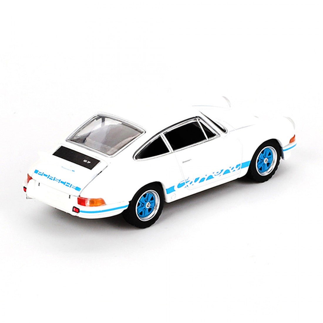 [PREORDER] Mini GT - 1/64 Porsche 911 Carrera RS 2.7 Grand Prix White with Blue Livery LHD Diecast Scale Model Car - MGT00715-L - MODEL CARS UKMODEL CAR#INNO64##TARMAC##diecast_model#