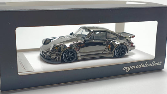 [PREORDER] Model Collect MC - 1/64 Porsche RWB930 Chrome Gunmetal Gray Diecast Model - MODEL CAR UKMODEL CAR#INNO64##TARMAC##diecast_model#