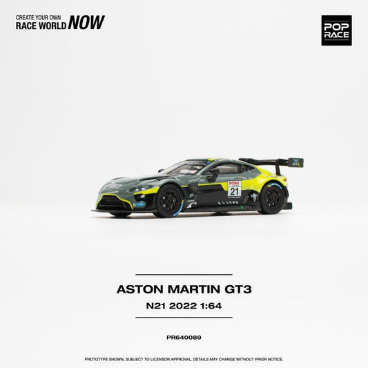 [PREORDER] POP RACE - 1/64 ASTON MARTIN GT3 N24 2022 - PR640089 - MODEL CAR UKMODEL CAR#INNO64##TARMAC##diecast_model#