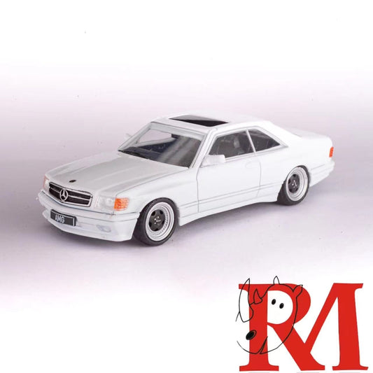 [ PREORDER ] Rhino Model RM - 1/64 Mercedes-Benz 560 SEC AMG (W126) diecast model car - WHITE - MODEL CAR UKMODEL CAR#INNO64##TARMAC##diecast_model#
