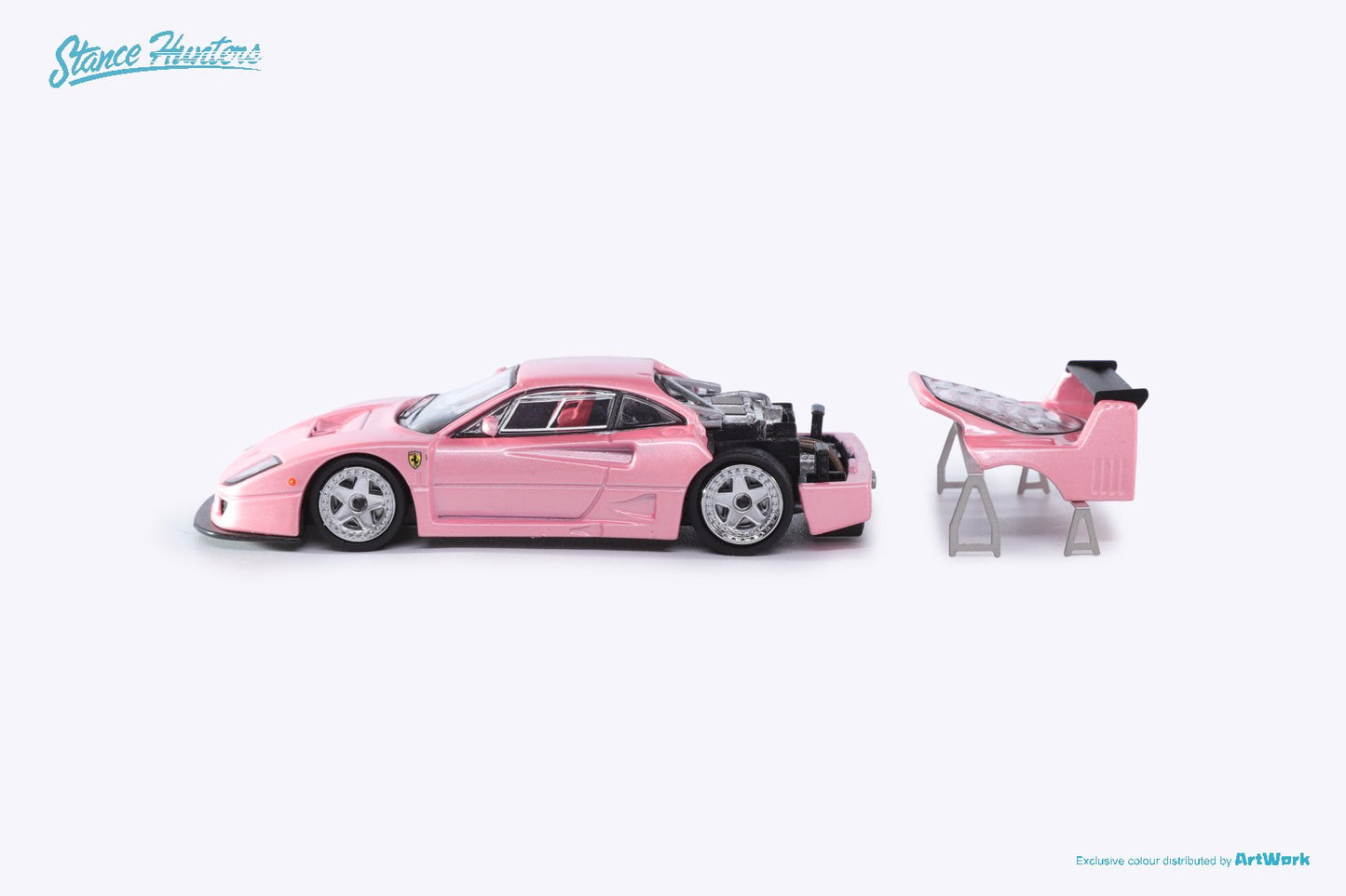 [ PREORDER ] Stance Hunters SH 1/64 Classic supercar series F40 LM diecast Model - Pink - MODEL CAR UKMODEL CAR#INNO64##TARMAC##diecast_model#