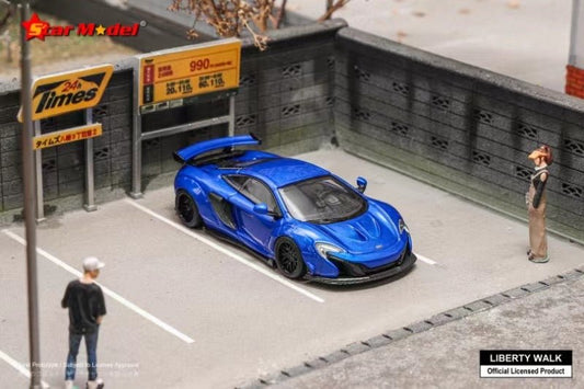 [ PREORDER ] Star Model 1/64 - Japanese LBWK authorized product, LB-Works MCL 650S wide-body modified version diecast model - Metallic Blue - MODEL CARS UKMODEL CAR#INNO64##TARMAC##diecast_model#