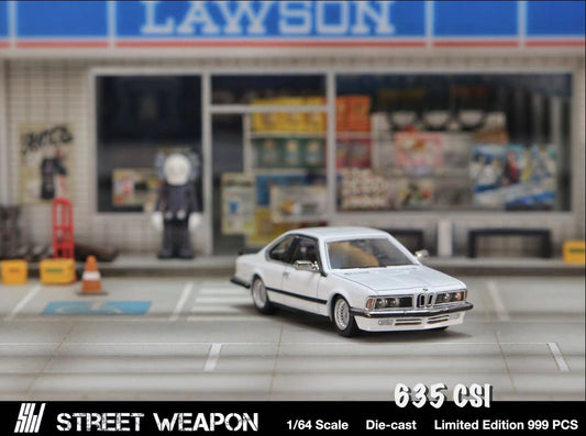 [PREORDER] Street Weapon SW - 1/64 BMW E24 635 CSI white diecast model. - MODEL CAR UKMODEL CAR#INNO64##TARMAC##diecast_model#