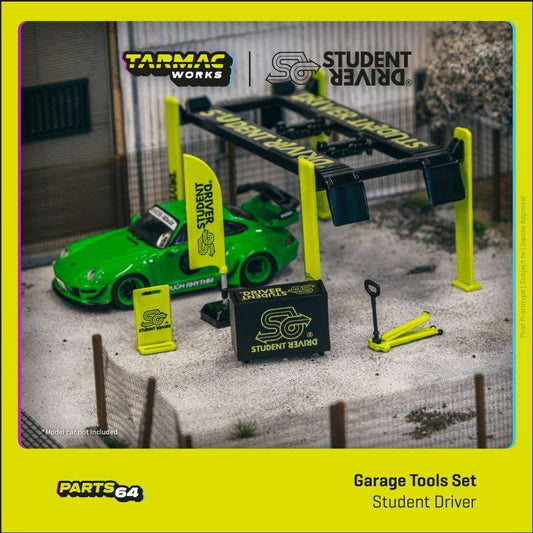 [PREORDER] Tarmac Works - 1/64 Student Driver Garage tools set - MODEL CAR UKMODEL CAR#INNO64##TARMAC##diecast_model#