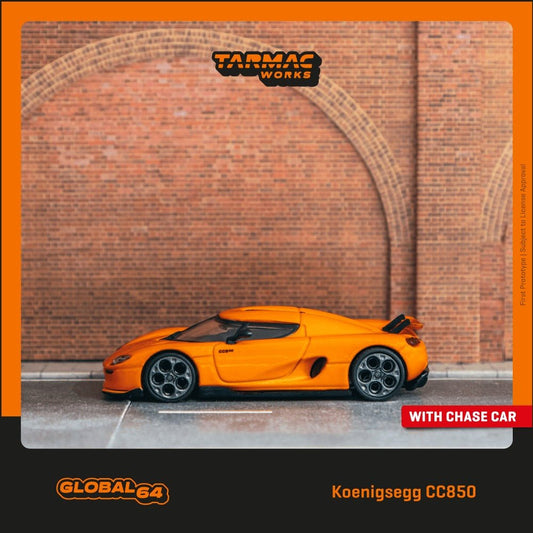 [PREORDER] Tarmac Works - GLOBAL64 - Koenigsegg CC850 Orange DIECAST SCALE MODEL CAR - T64G-TL051-OR - MODEL CAR UKMODEL CAR#INNO64##TARMAC##diecast_model#