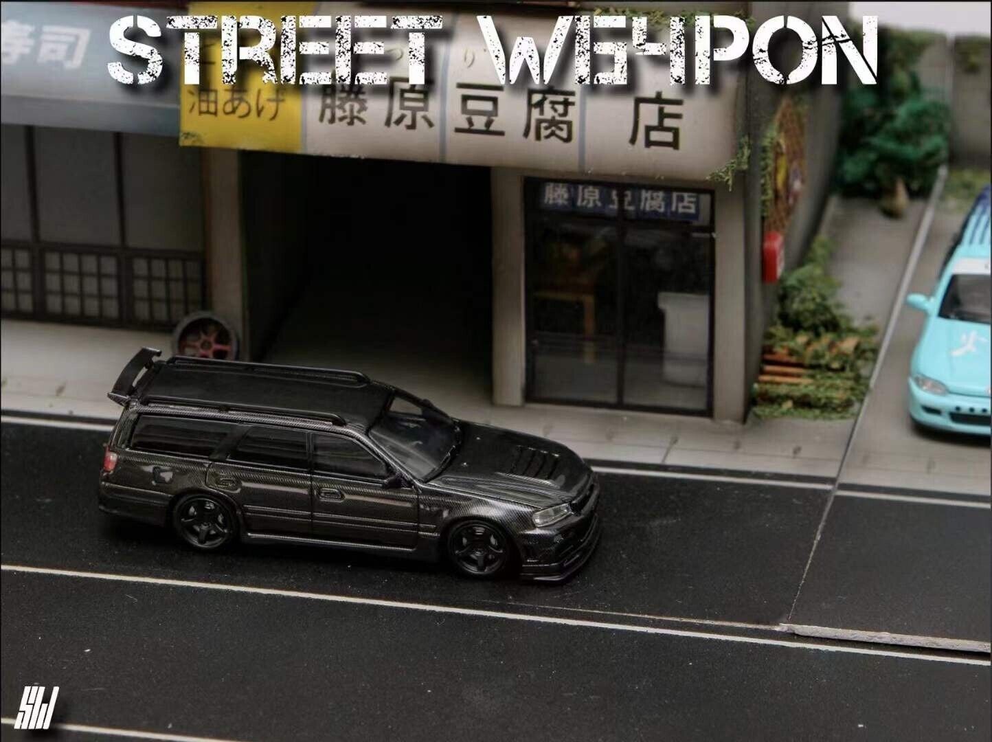 Street Weapon SW - 1/64 Nissan Stagea Skyline GT-R R34 WC34 260RS Wagon- Full Carbon - MODEL CAR UKMODEL CAR#INNO64##TARMAC##diecast_model#