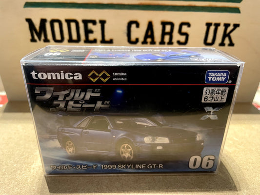 Takara Tomy Tomica Premium Unlimited - 06 1999 Nissan SKYLINE GT-R Fast & Furious - MODEL CAR UKMODEL CAR#INNO64##TARMAC##diecast_model#
