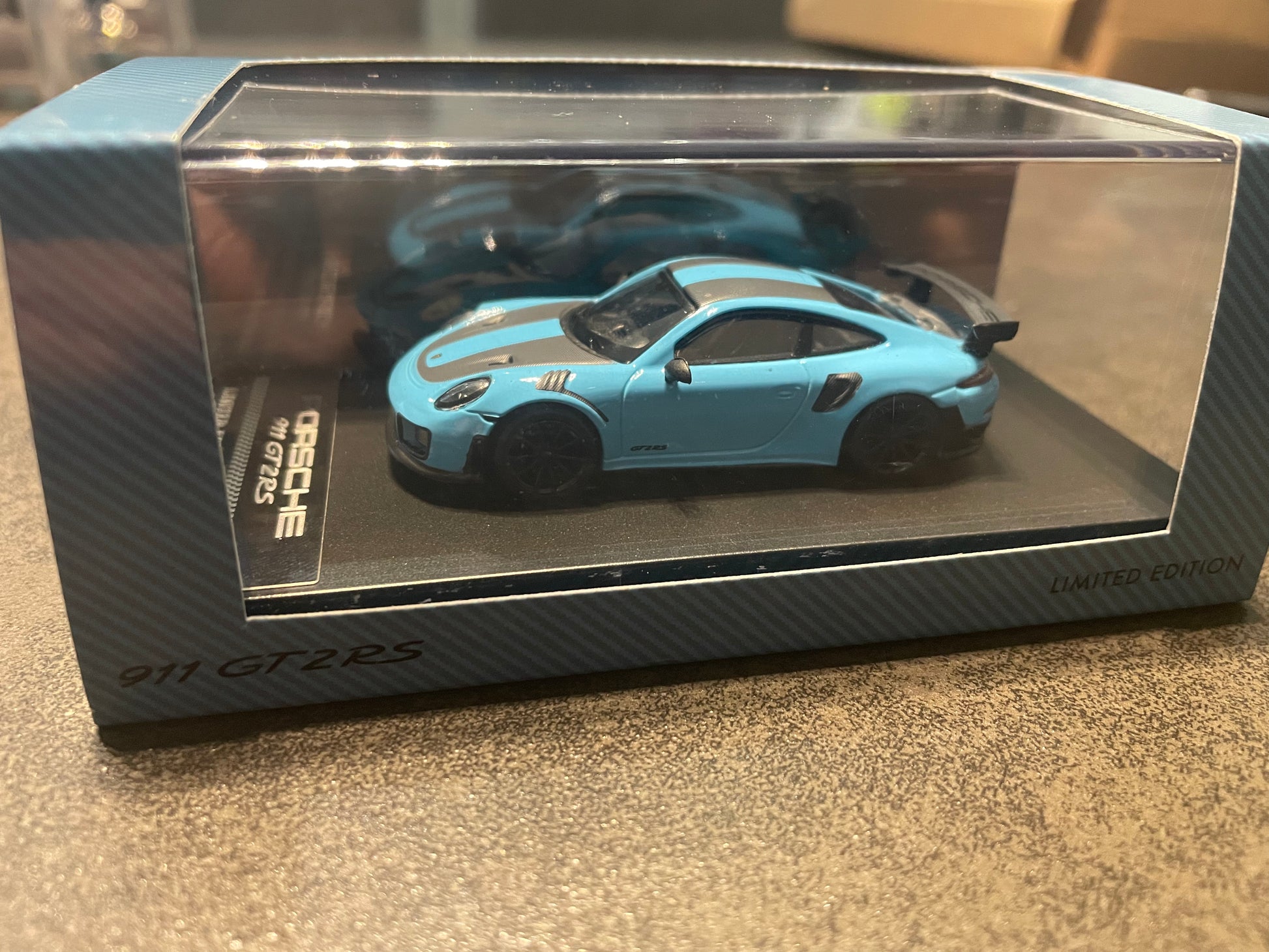 1/64 PORSCHE 911 GT2 RS LIMITED EDITION - BLUE - MODEL CARS UK