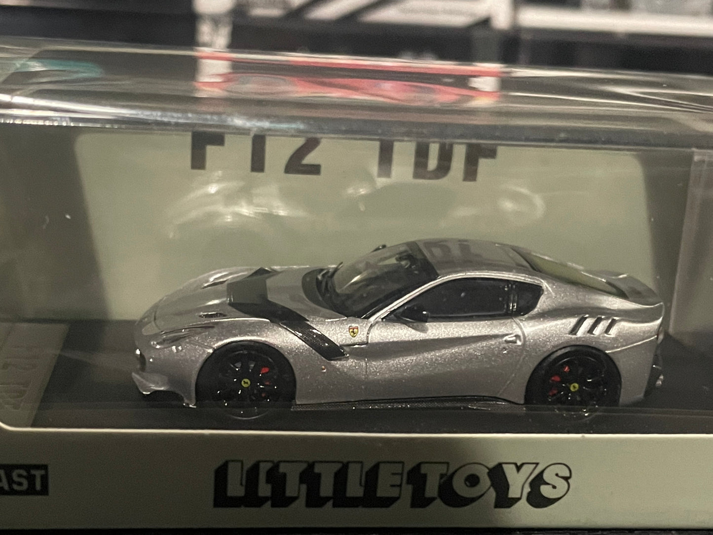 Little Toy - 1/64 Ferrari F12 TDF diecast model - Silver latte