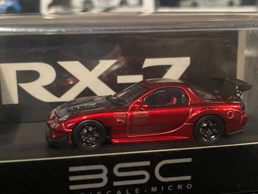 BSC - 1/64 Mazda RX7 FD3S diecast model - metallic red