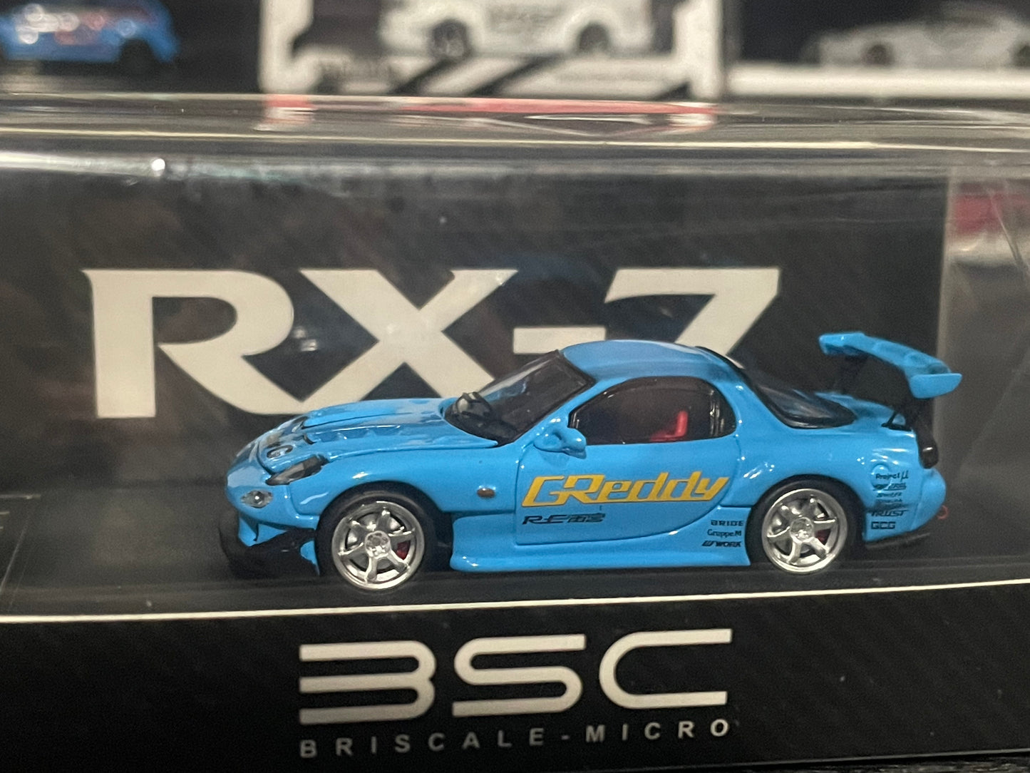 BSC - 1/64 Mazda RX7 FD3S diecast model - blue