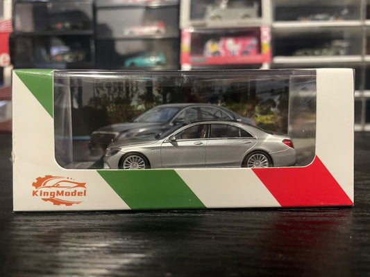 [PRÉCOMMANDE] Fine Model - Modèle de voiture en alliage Mercedes-Benz S65 W222 1:64 - ARGENT