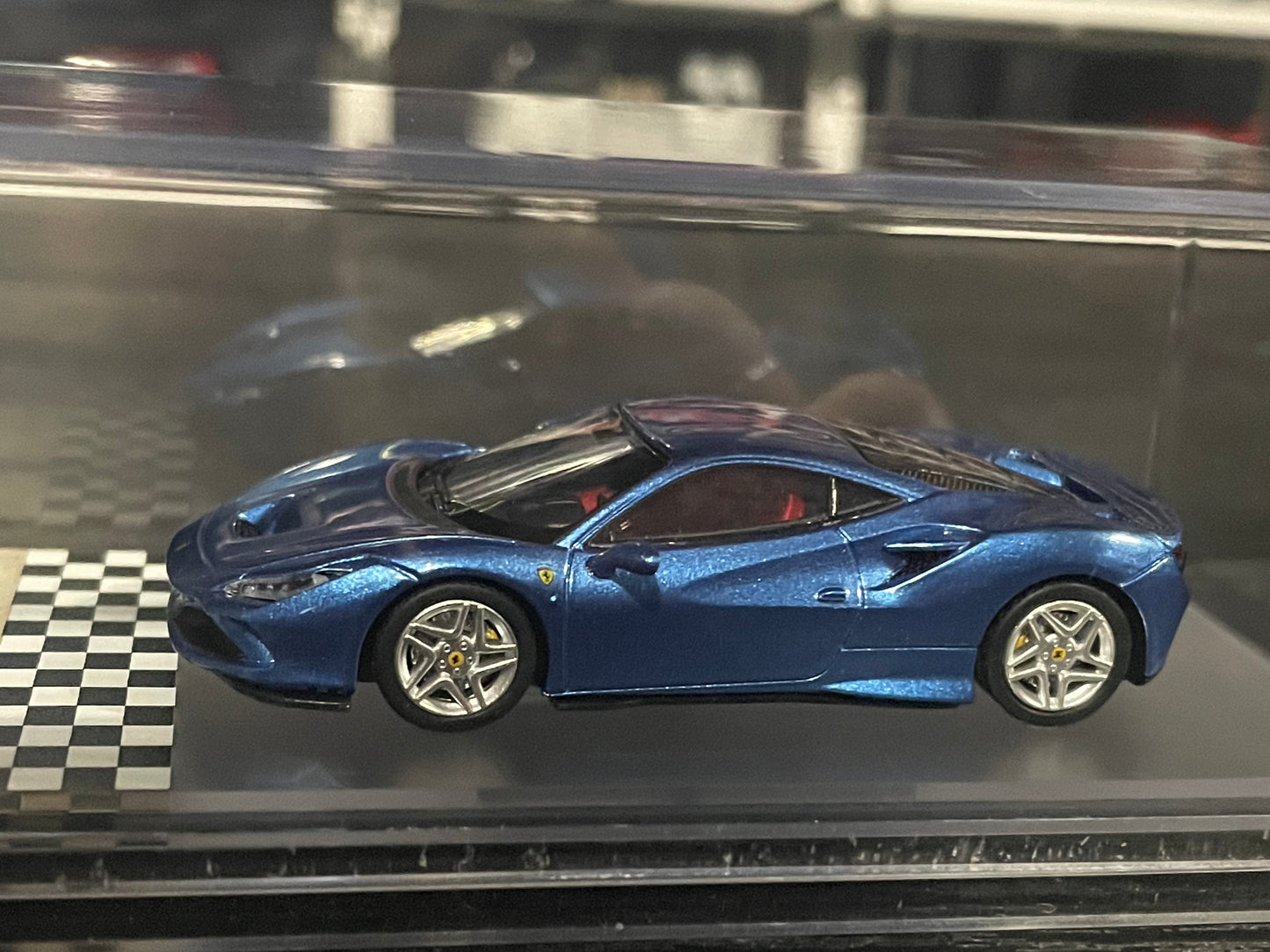 XF Model - 1/64 Ferrari F8 Tributo diecast model - METALLIC BLUE