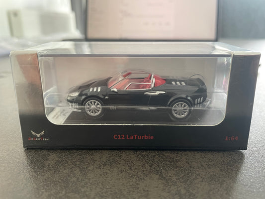 [PRÉCOMMANDE] DCT - Maquette miniature 1/64 Spyker C12 LaTurbie - NOIR 