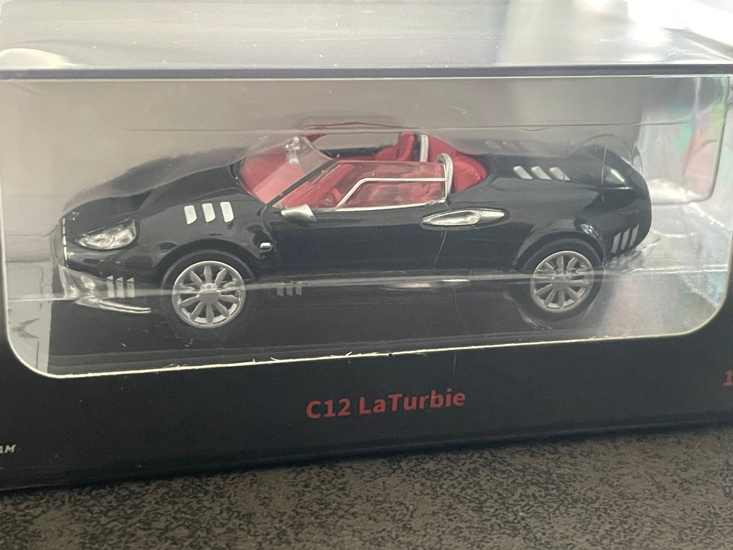 DCT - 1/64 Spyker C12 LaTurbie diecast model - BLACK