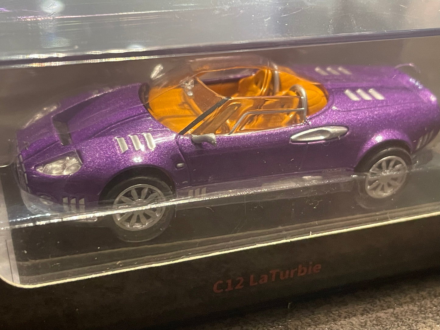 DCT - 1/64 Spyker C12 LaTurbie diecast model - PURPLE