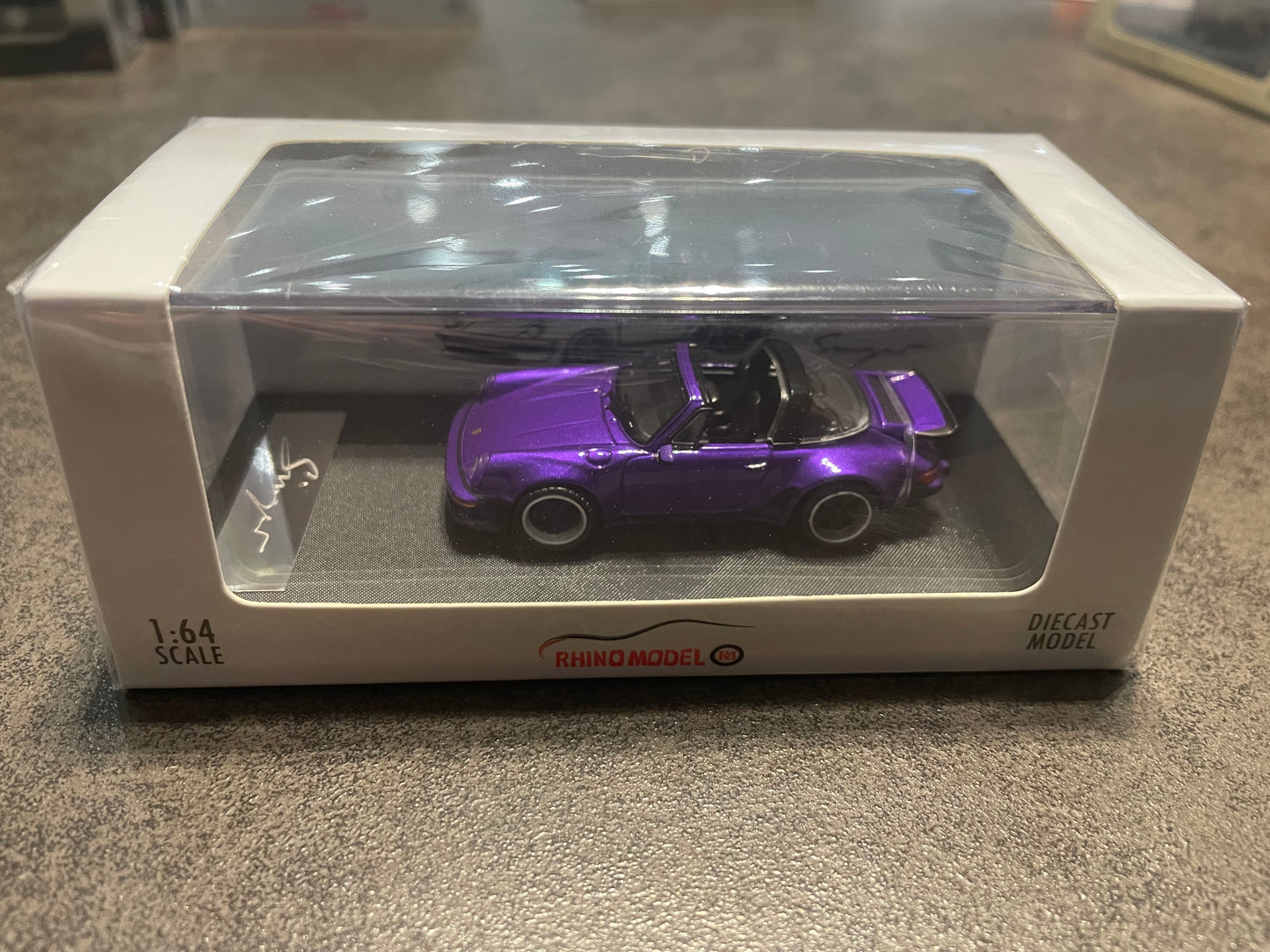 Rhino Model RM - 1/64 PORSCHE Singer Turbo Study 930 open top model - A/purple