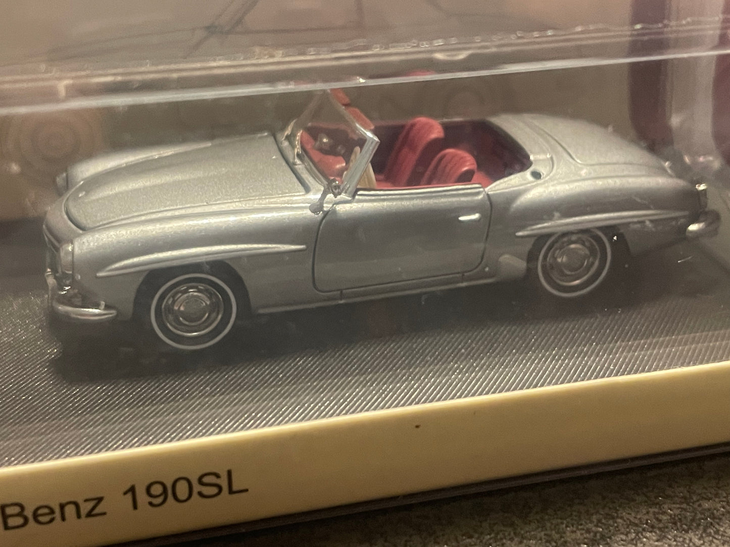 GFCC 1/64 - Mercedes-Benz 190SL diecast model car - Gun grey