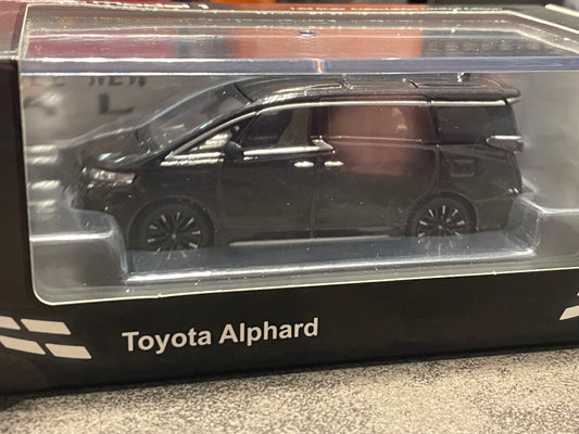 Model 1 - 1/64 Toyota Alphard diecast model car - black LHD