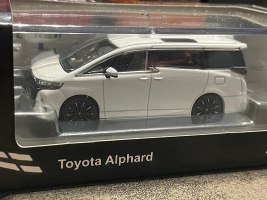 Model 1 - 1/64 Toyota Alphard diecast model car - white RHD