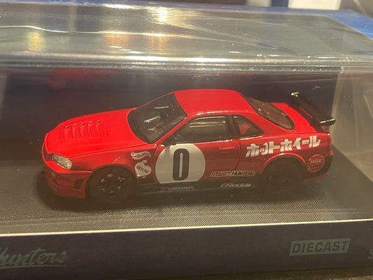 [ PRÉCOMMANDE ] Modèle moulé sous pression Stance Hunters SH 1/64 Skyline GTR R34 - Livrée NFS 0